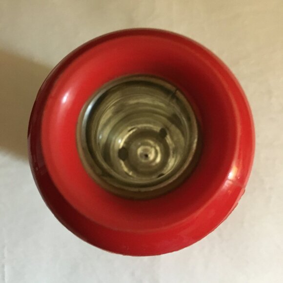 Made in England Vintage 1970s Thermos® Retro Red Bottle 16 oz - Picture 6 of 11